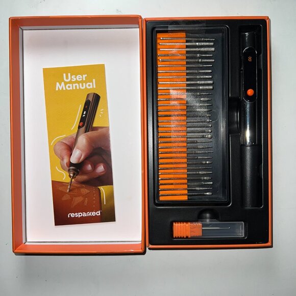 NEW - Resparked - Customizer Engraving Pen - 30 Bits - Picture 2 of 3